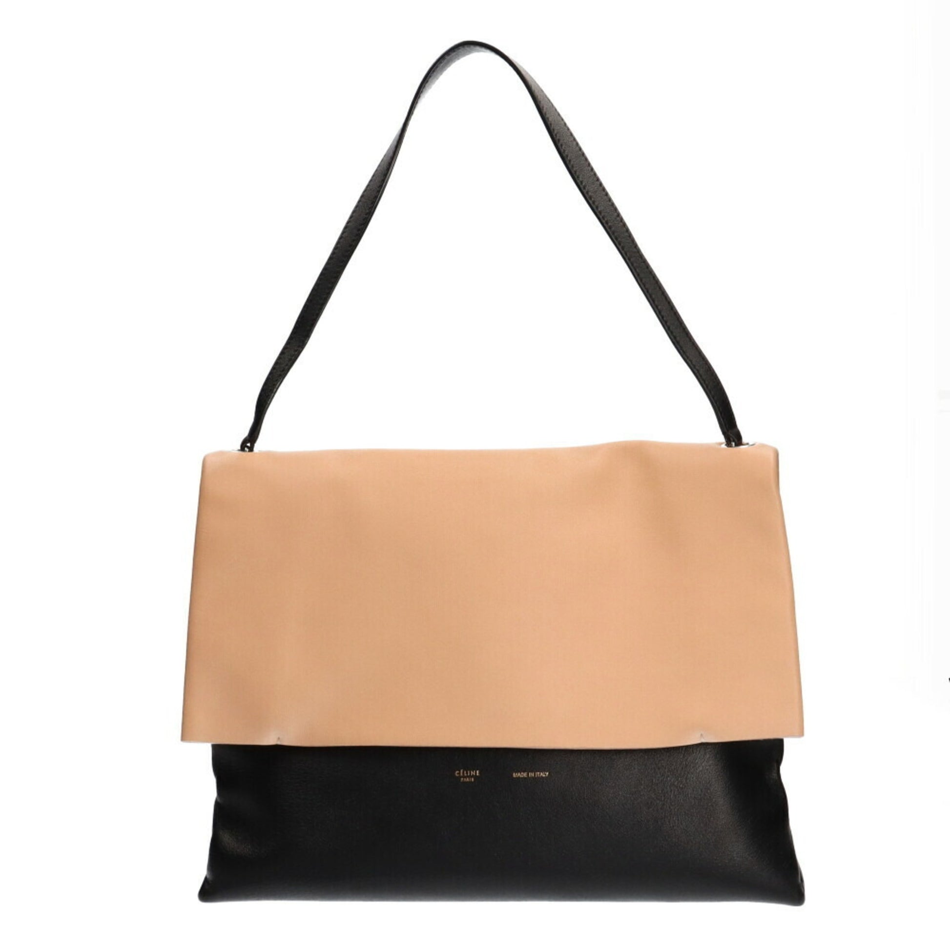 Céline All soft, Beige, Leather, shoulder