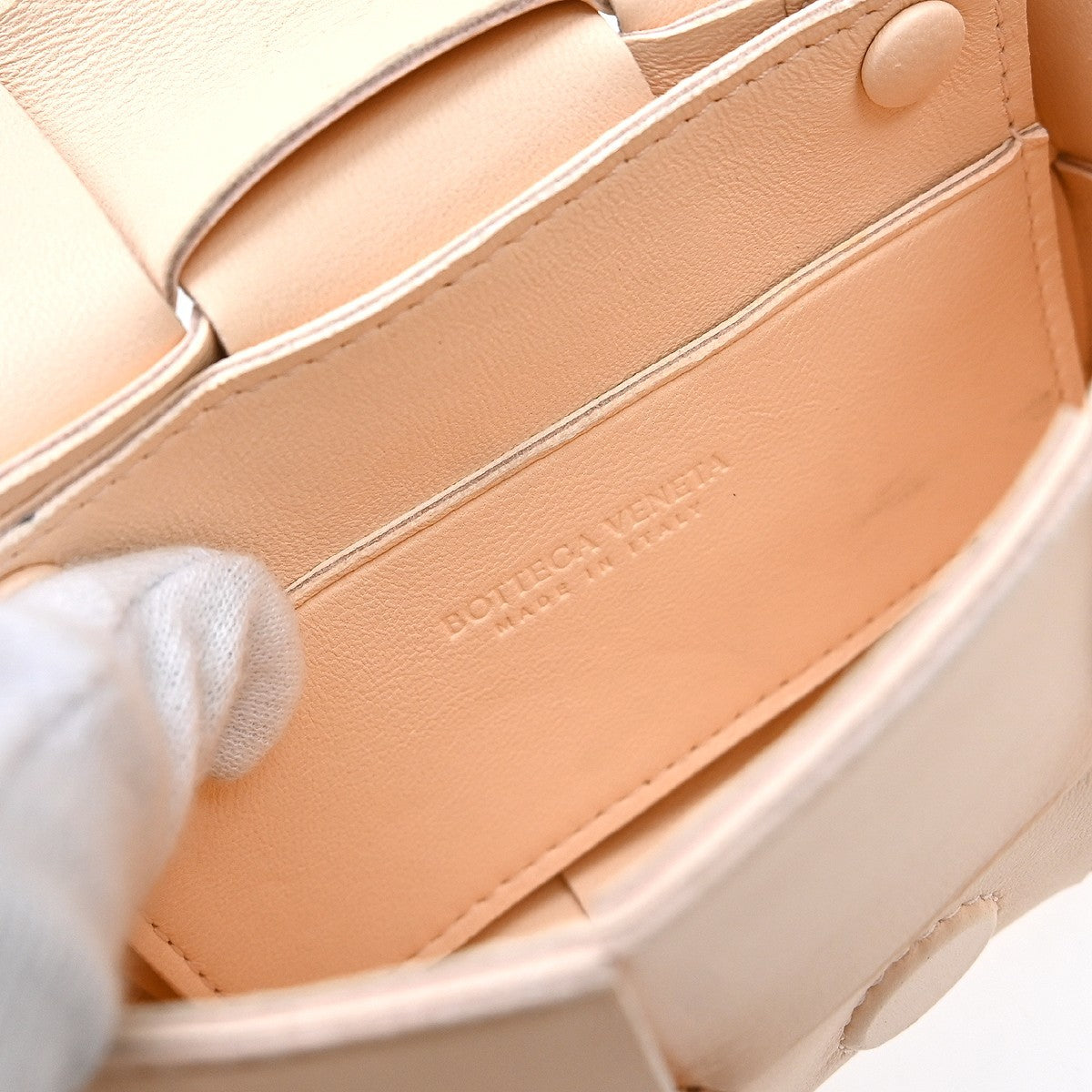 Bottega Veneta Candy Cassette Maxi Intrecciato Leather, Pink, Leather, Crossbody Bag