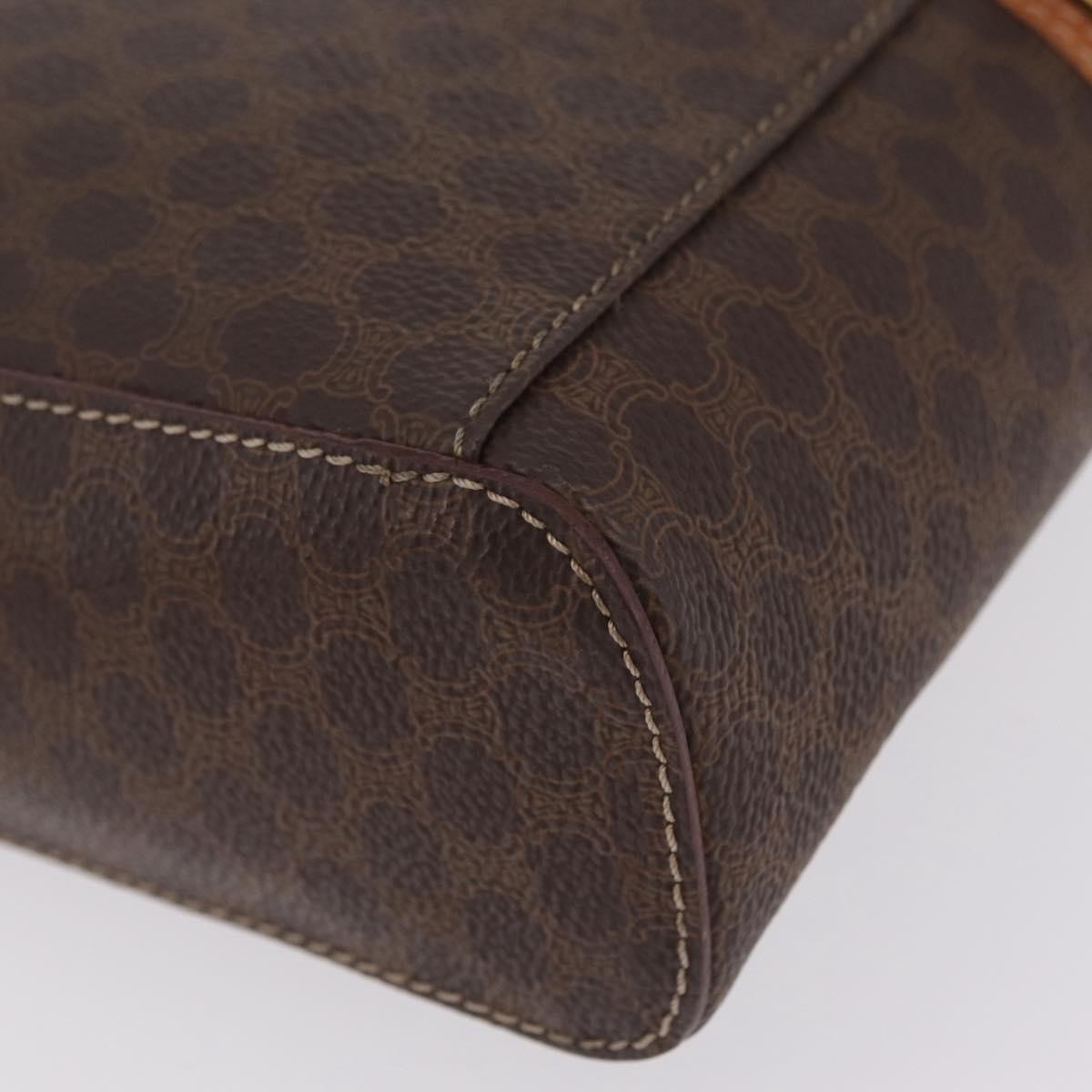 Celine Macadam Vanity Canvas, Brown, Canvas, Clutch