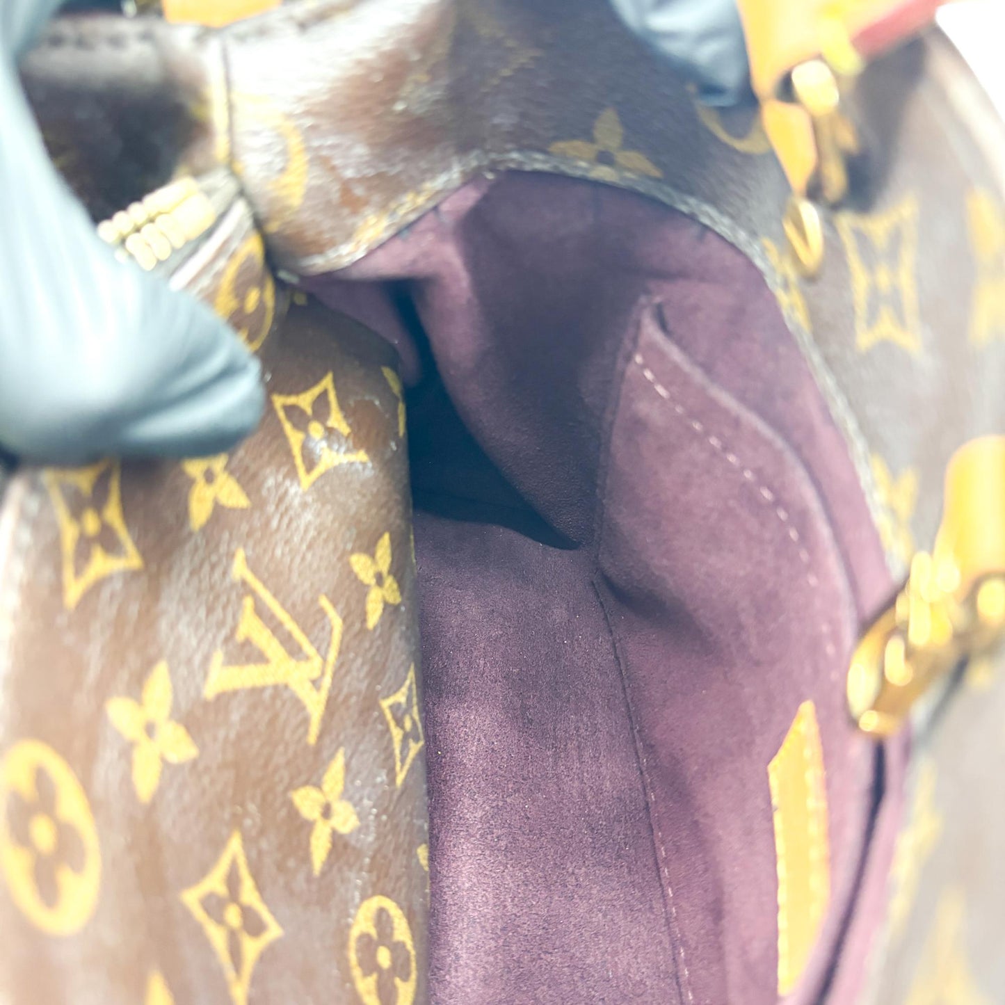 Louis Vuitton Montaigne Monogram Canvas, Brown, Canvas, Handbag