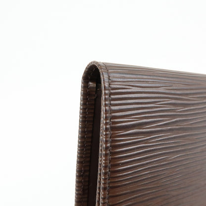 Louis Vuitton Porte Tresor International Epi Leather, Brown, Leather, Wallet