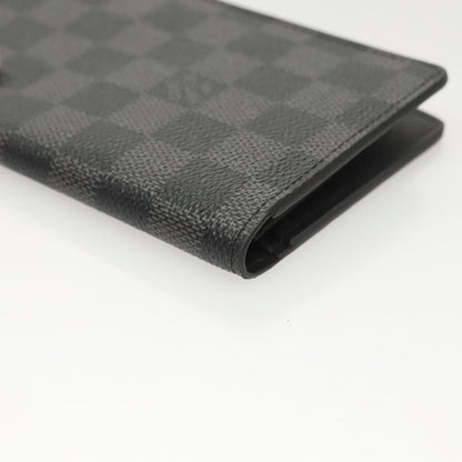 Louis Vuitton Brazza Long Bifold Damier, Gray, Canvas, Wallet