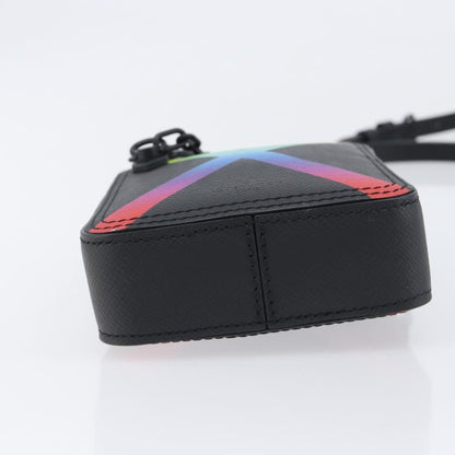 Louis Vuitton Danube Messenger Rainbow Taiga Leather, Black, Leather, Handbag