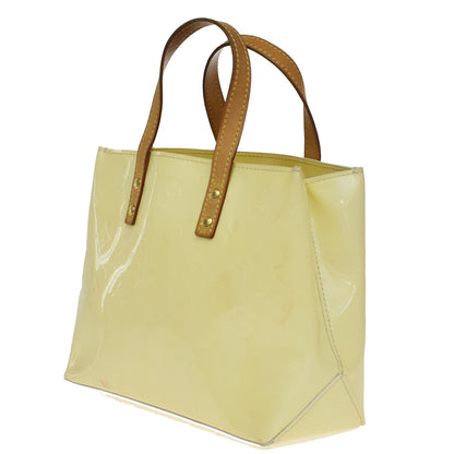 Louis Vuitton Reade Monogram Vernis, Yellow, Patent Leather, Handbag