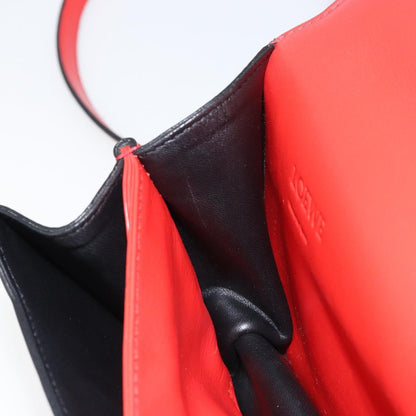 Loewe Barcelona Leather, Red, Leather, Shoulder Bag