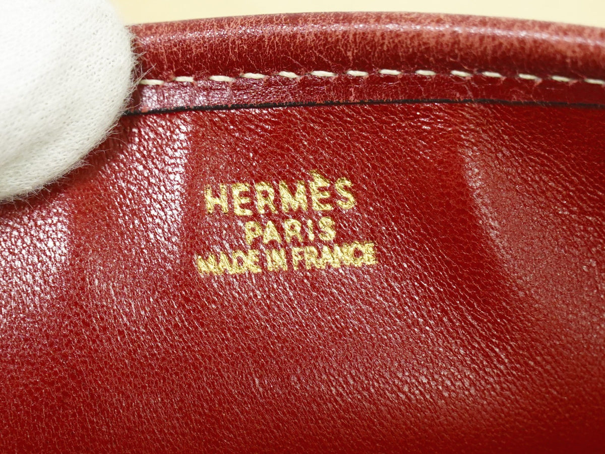 Hermes Evelyne Bag Gen I Panama, Beige, Leather, Handbag
