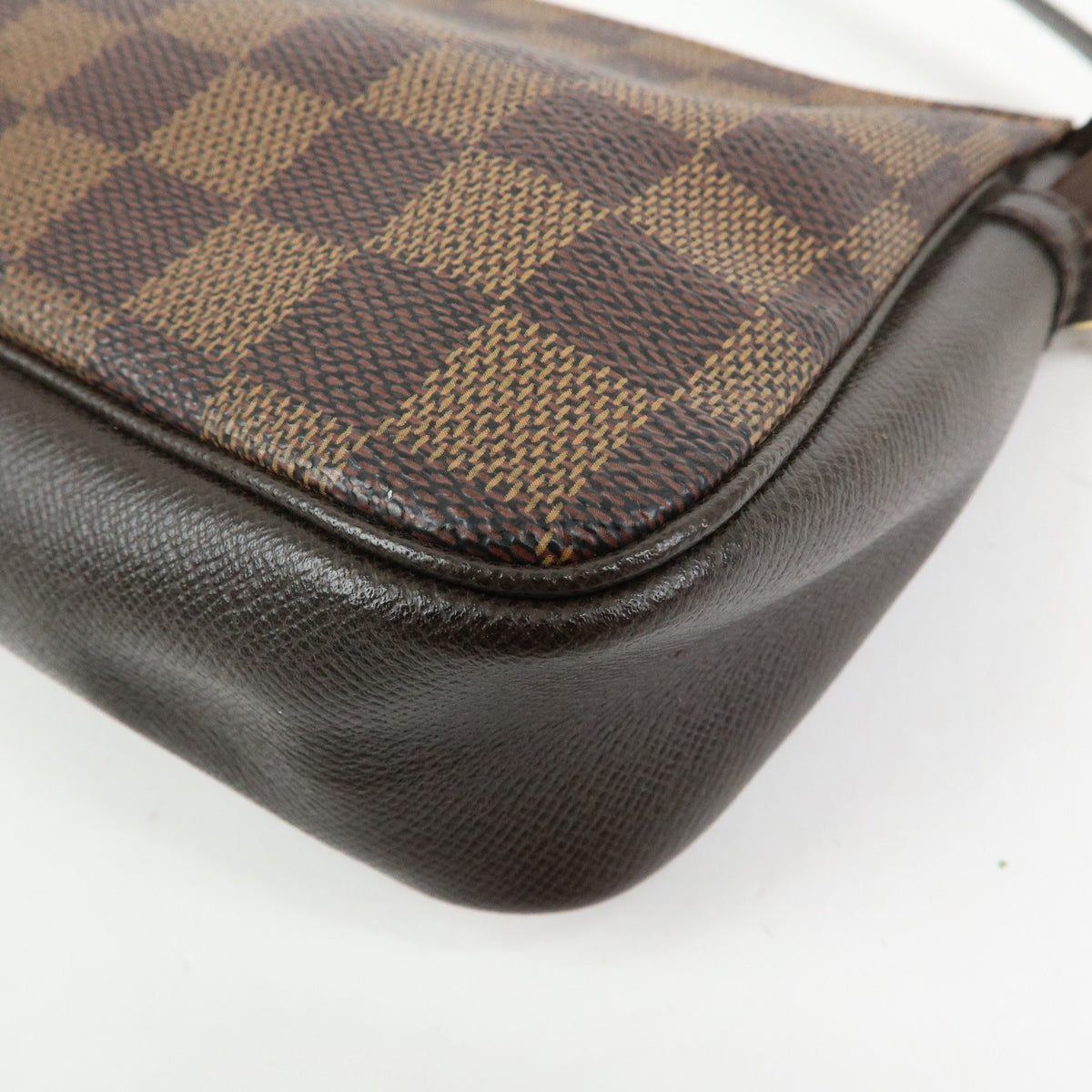 Louis Vuitton Trousse Make Up Damier, Brown, Canvas, Clutch
