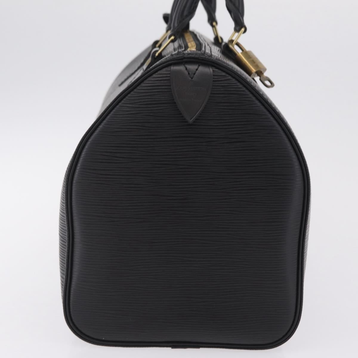 Louis Vuitton Speedy Epi Leather, Black, Leather, Handbag