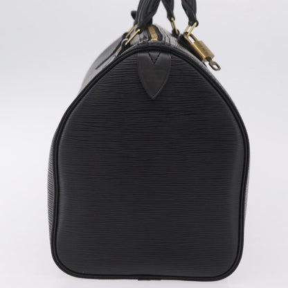 Louis Vuitton Speedy Epi Leather, Black, Leather, Handbag