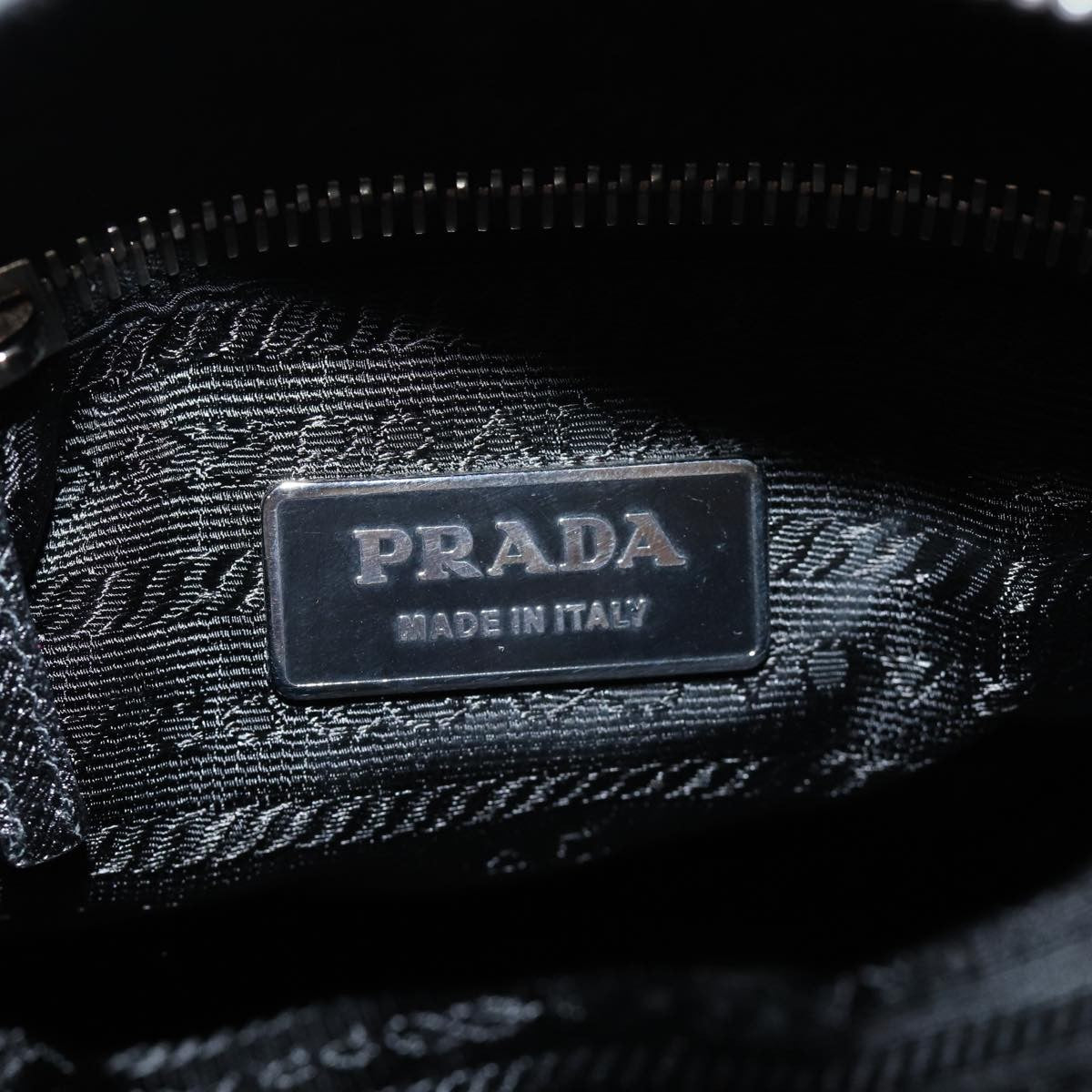 Prada Buckle Messenger Tessuto, Black, Nylon, Shoulder Bag