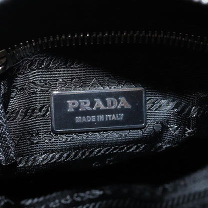 Prada Buckle Messenger Tessuto, Black, Nylon, Shoulder Bag