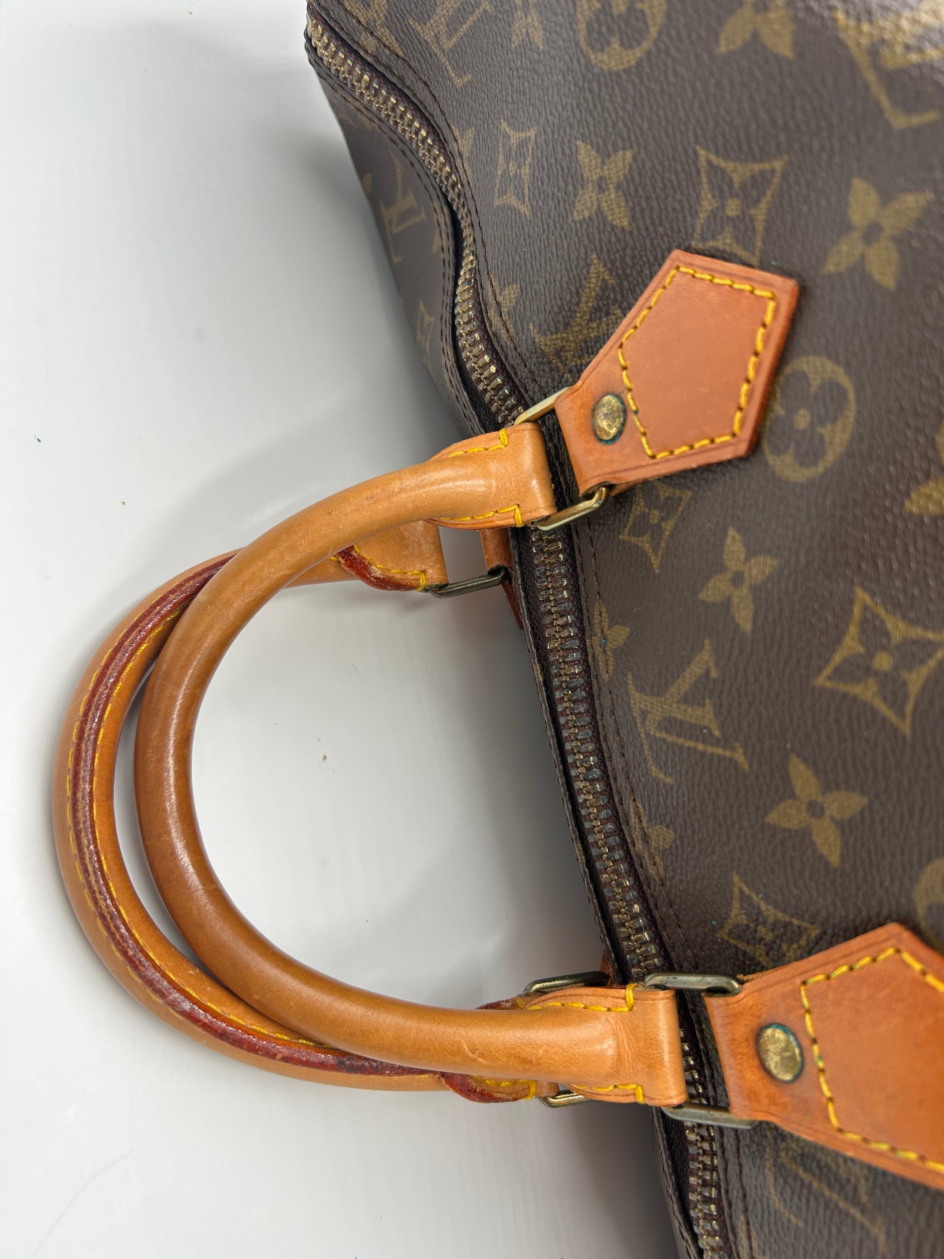Louis Vuitton Speedy Monogram Canvas, Brown, Canvas, Handbag