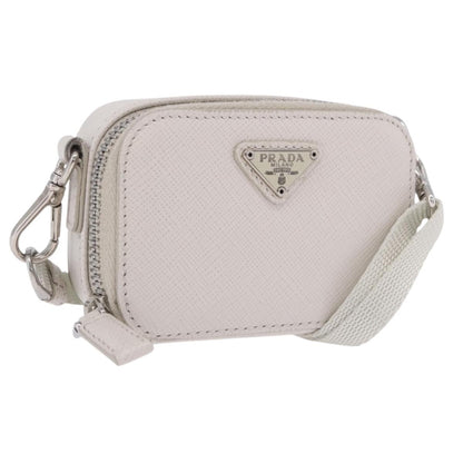 Prada Brique Camera Crossbody Bag Saffiano Leather, Beige, Leather, Clutch