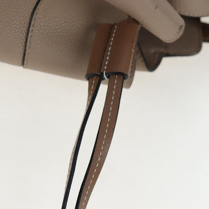 Loewe Hammock Leather, Beige, Leather, Handbag