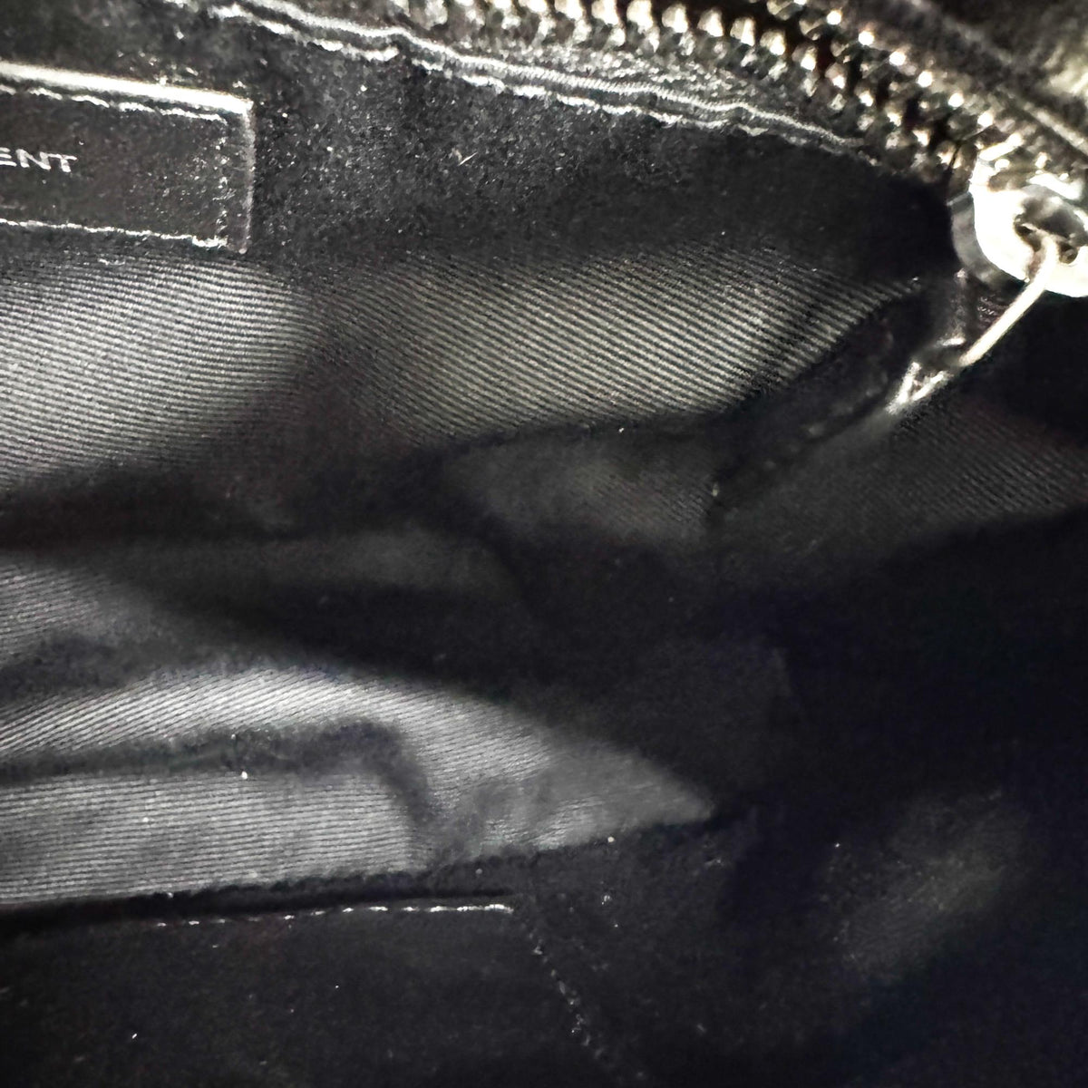 Saint Laurent Loulou Puffer Quilted Leather, Black, Leather, Shoulder Bag