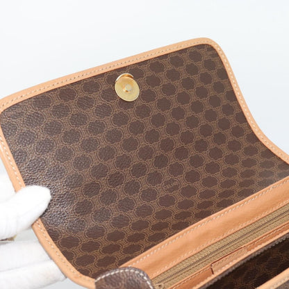Celine Macadam Canvas, Brown, Canvas, Shoulder Bag