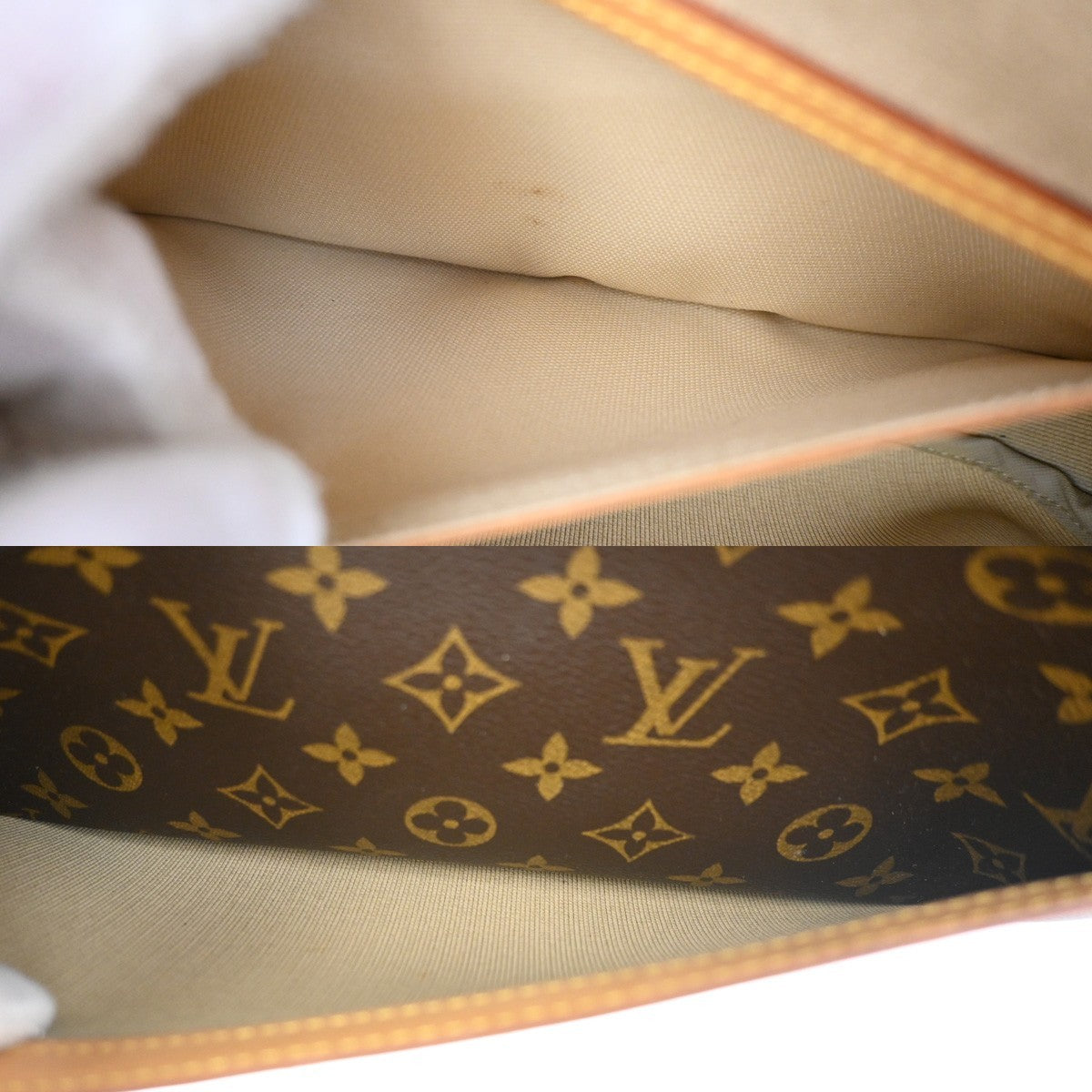 Louis Vuitton Reporter Monogram Canvas, Brown, Canvas, Shoulder Bag
