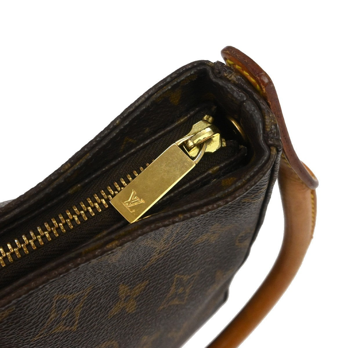 Louis Vuitton Looping Monogram Canvas, Brown, Canvas, Handbag