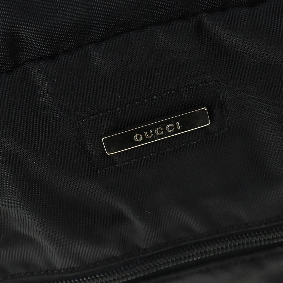 Gucci Vintage Nylon, Black, Nylon, Travel Bag