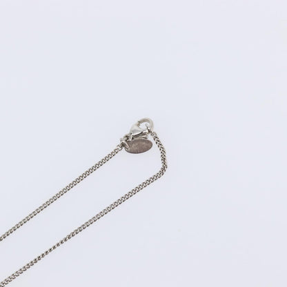 Chanel CC Pendant Metal with Crystals, Silver, Metal, Necklace