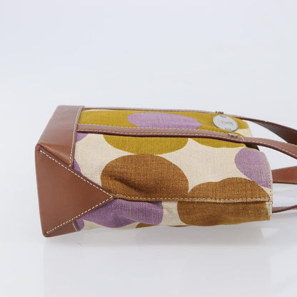 Celine Handbag Canvas, Brown, Canvas, Handbag