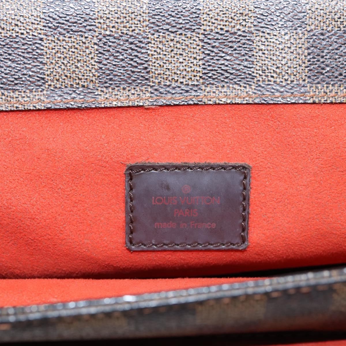 Louis Vuitton Parioli Damier Ebene, Brown, Canvas, Shoulder Bag