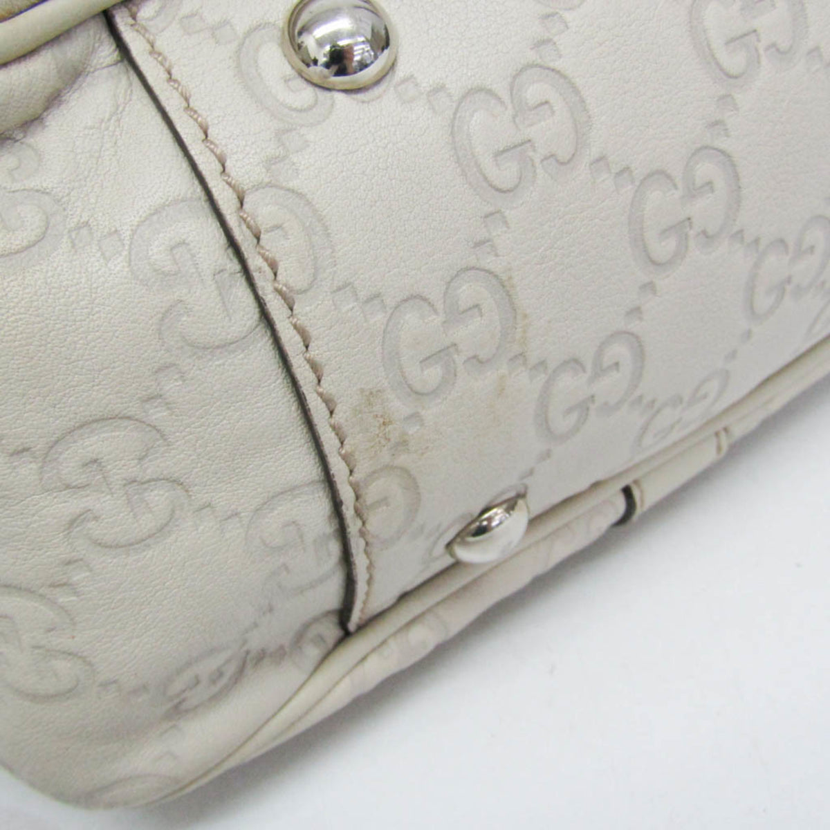 Gucci Twins Guccissima Leather, Beige, Leather, Tote Bag