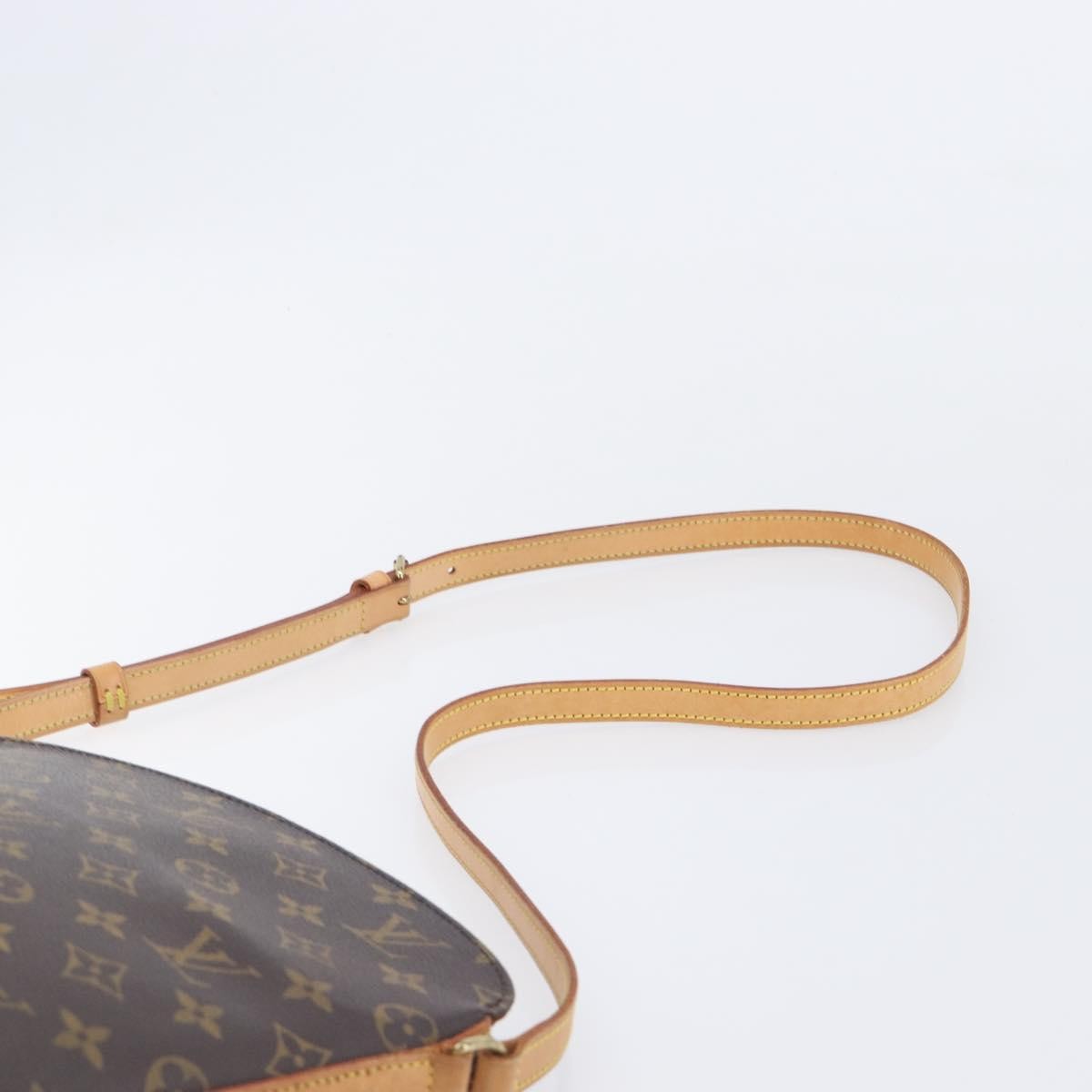Louis Vuitton Drouot Monogram Canvas, Brown, Canvas, Shoulder Bag