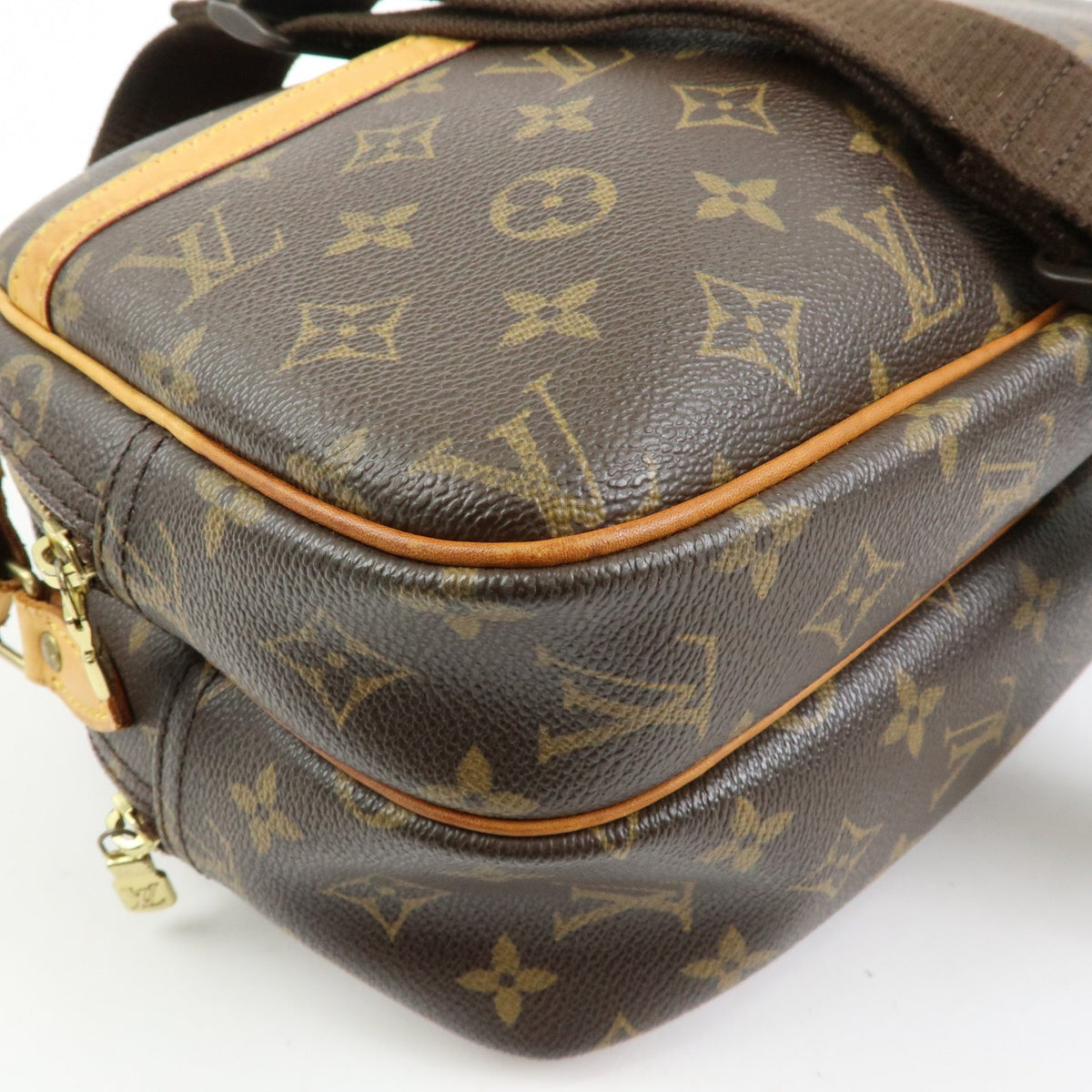 Louis Vuitton Reporter Monogram Canvas, Brown, Canvas, Shoulder Bag