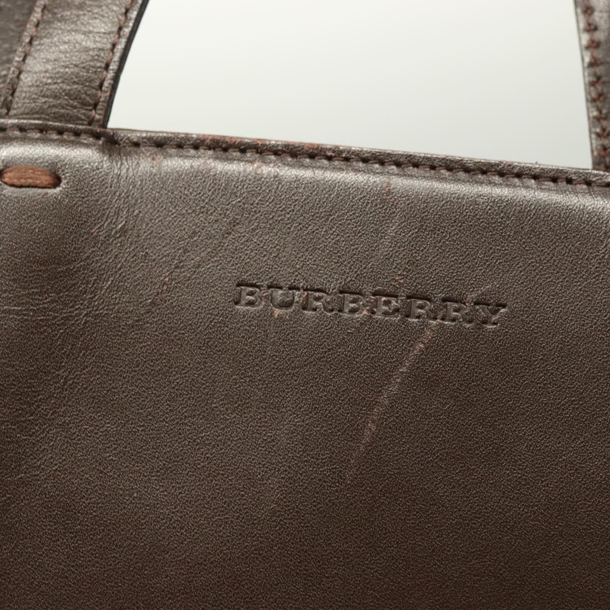 Burberry Vintage Leather, Brown, Leather, Handbag