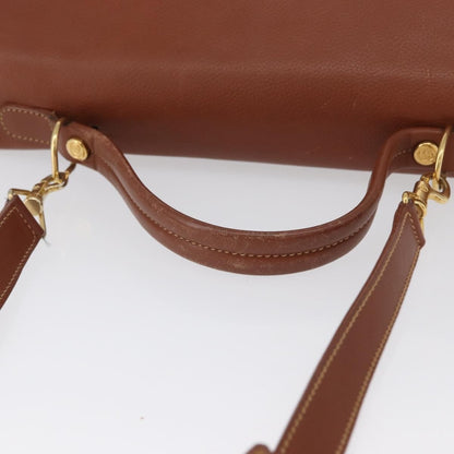 Gucci Vintage Leather, Brown, Leather, Handbag
