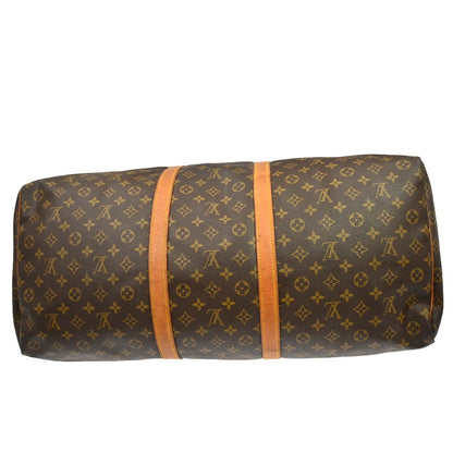 Louis Vuitton Keepall Monogram Canvas, Brown, Canvas, Travel Bag