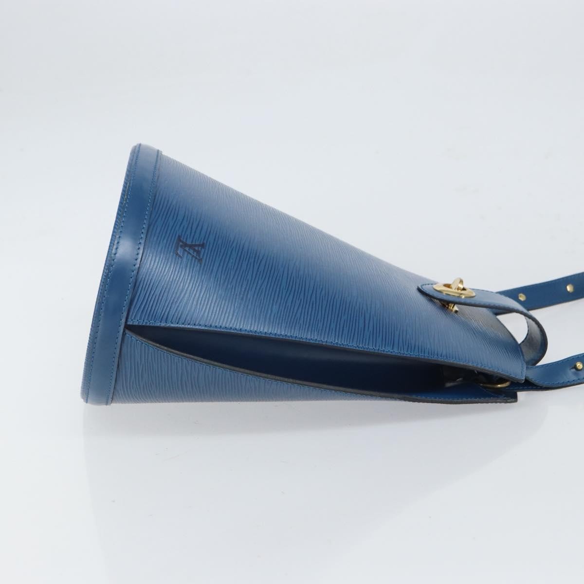 Louis Vuitton Cluny Epi Leather, Blue, Leather, Shoulder Bag