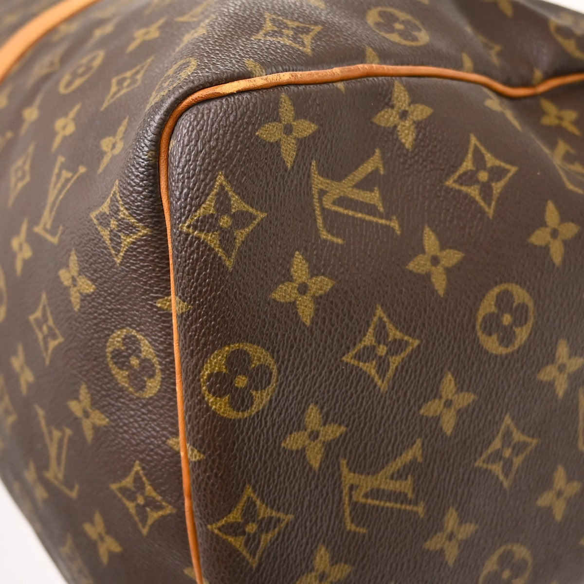 Louis Vuitton Keepall Canvas, Brown, Canvas, Travel Bag