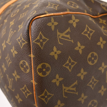 Louis Vuitton Keepall Canvas, Brown, Canvas, Travel Bag