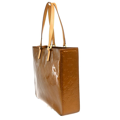 Louis Vuitton Columbus Monogram Vernis, Brown, Patent Leather, Handbag