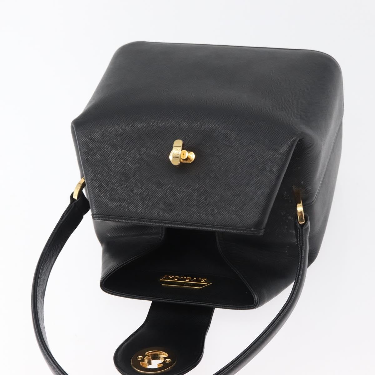 Givenchy Vintage Leather, Black, Leather, Briefcase