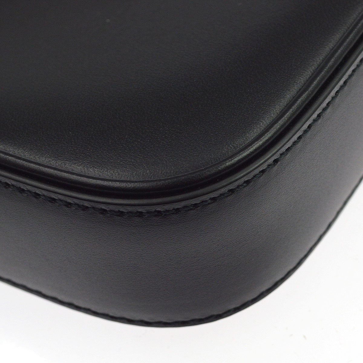 Saint Laurent Le 5 a 7 Vertical Leather, Black, Leather, Shoulder Bag
