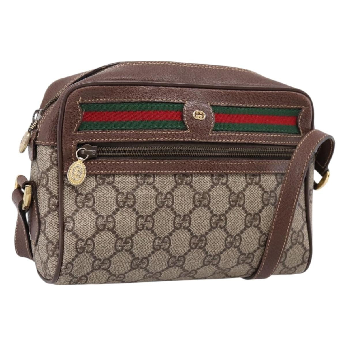 Gucci Ophidia GG Coated Canvas, Beige, Canvas, Shoulder Bag