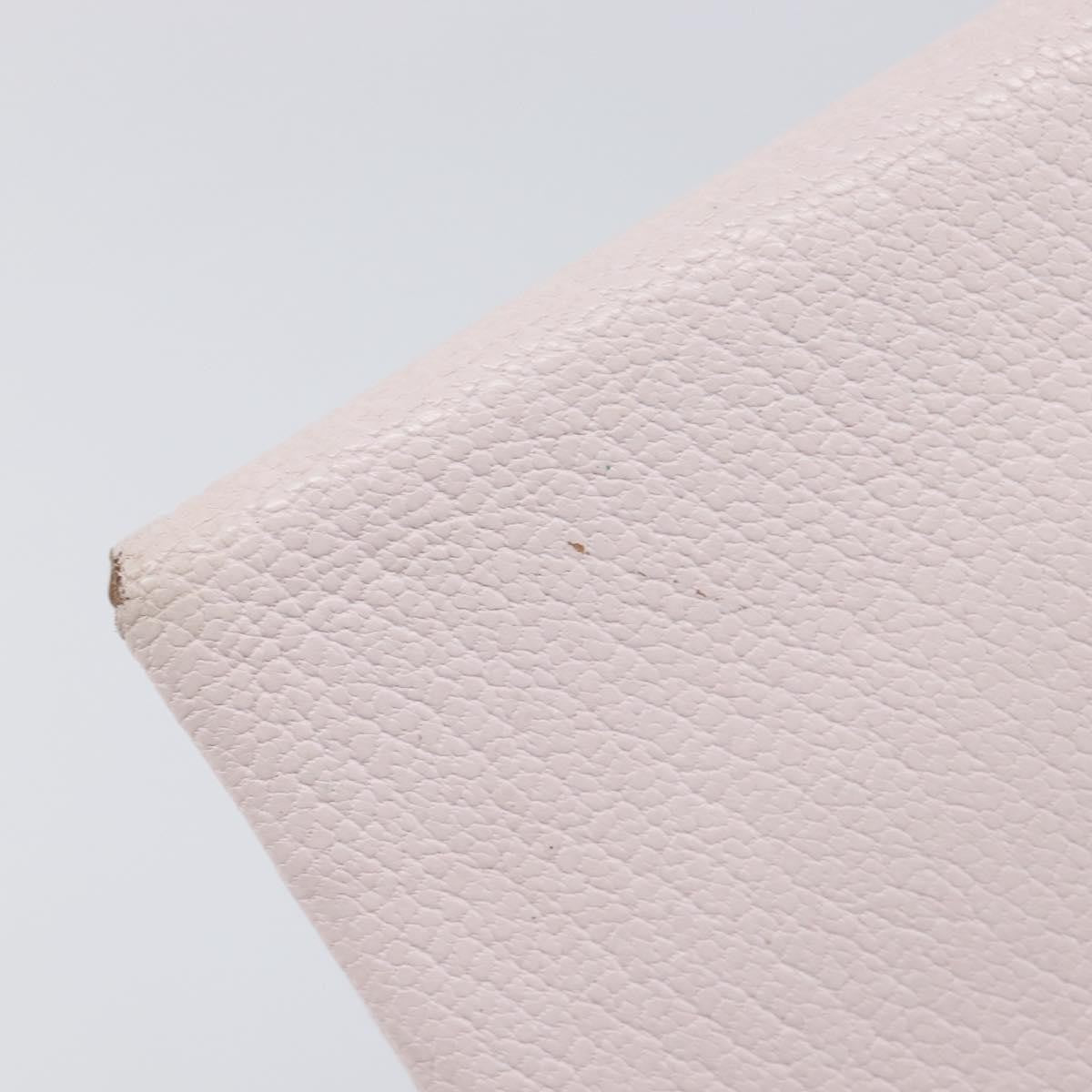 Hermes Calvi Duo Card Holder Chevre Mysore, Pink, Leather, Card Holder