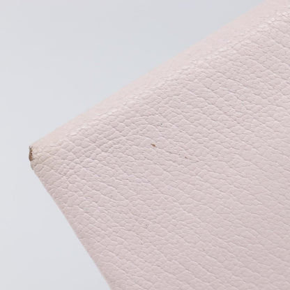 Hermes Calvi Duo Card Holder Chevre Mysore, Pink, Leather, Card Holder