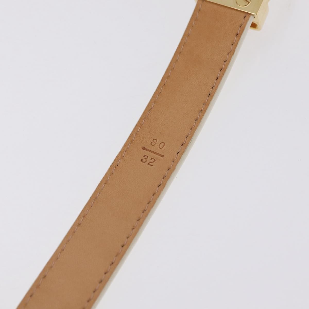 Louis Vuitton Vernis Belt LV Monogram Vernis, Beige, Patent Leather, Belt
