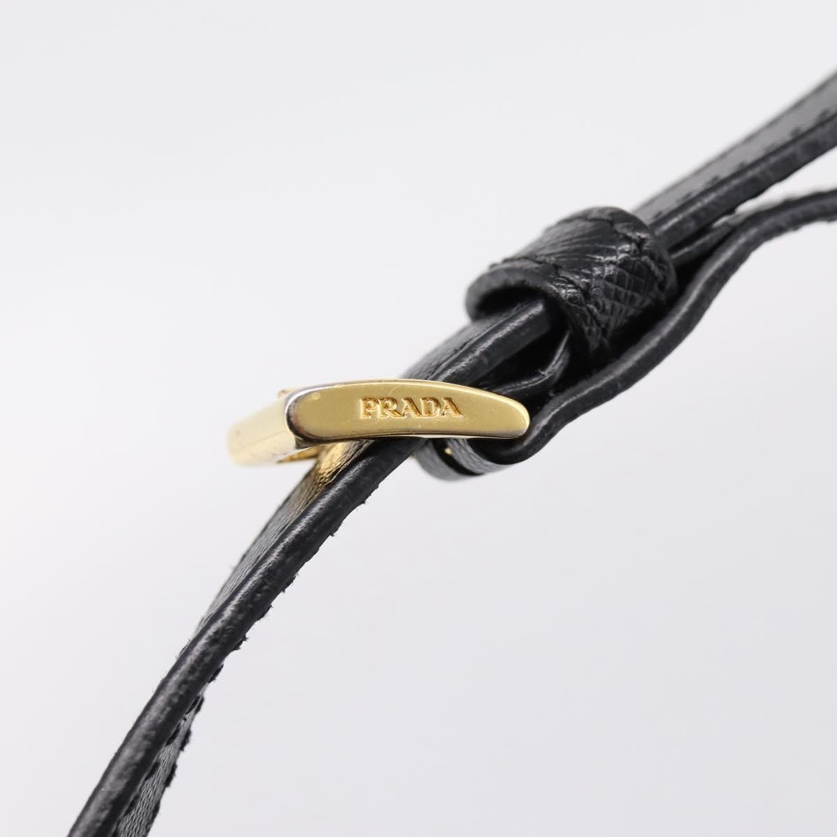 Prada Galleria Double Zip Saffiano Leather, Black, Leather, Tote Bag