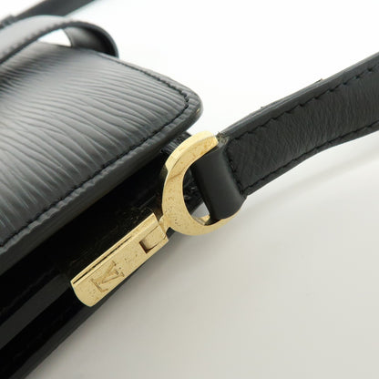 Louis Vuitton Capucines Epi Leather, Black, Leather, Handbag