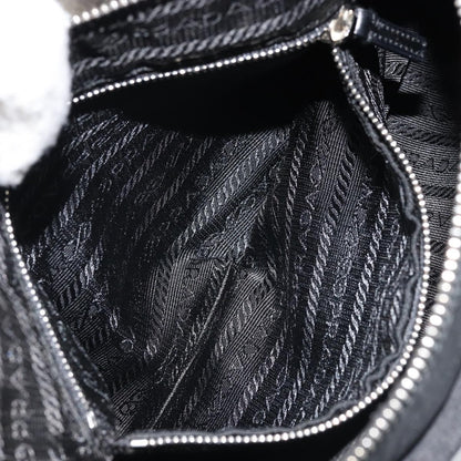 Prada Shoulder Tessuto, Black, Nylon, Shoulder Bag