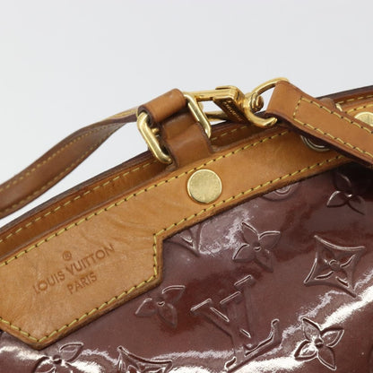 Louis Vuitton Brea Monogram Vernis, Burgundy, Patent Leather, Handbag