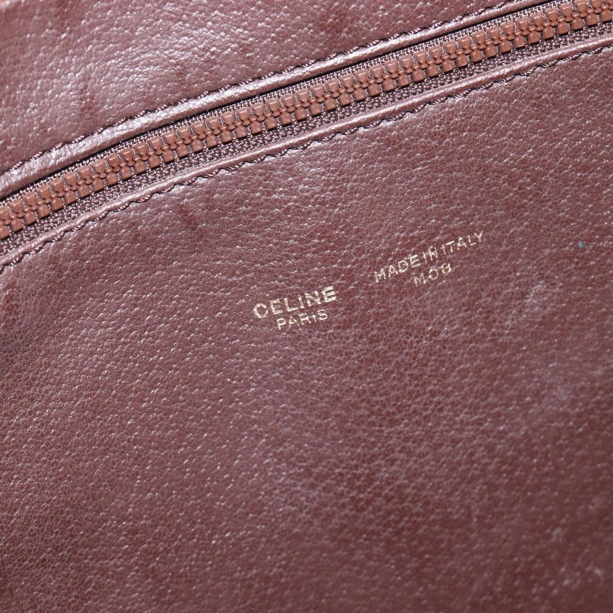 Celine Macadam Canvas and Leather, Brown, Canvas, Tote Bag