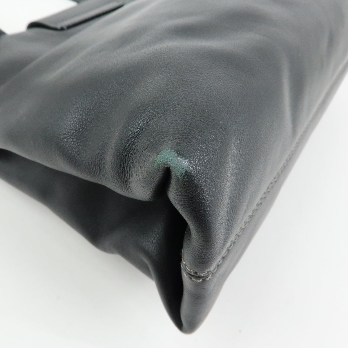 Bvlgari Tote Leather, Black, Leather, Tote Bag