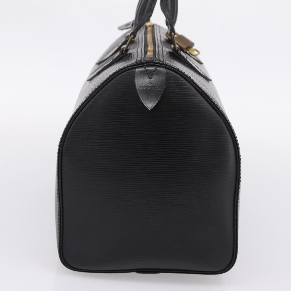 Louis Vuitton Speedy Epi Leather, Black, Leather, Handbag