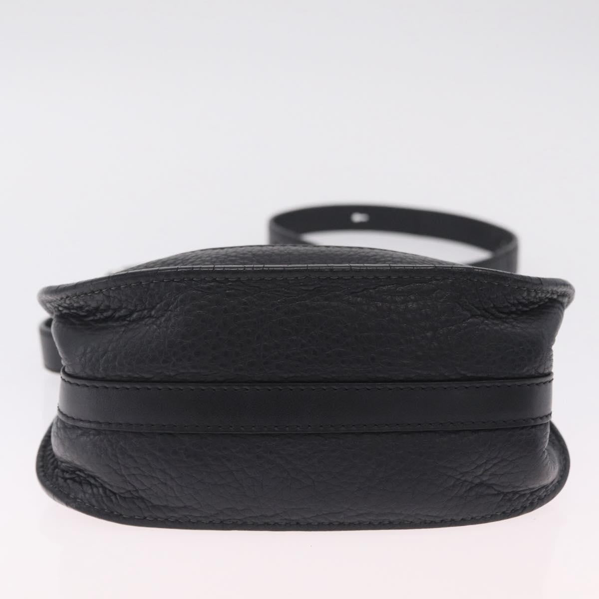Chloe Hayley Hobo Leather, Black, Leather, Shoulder Bag